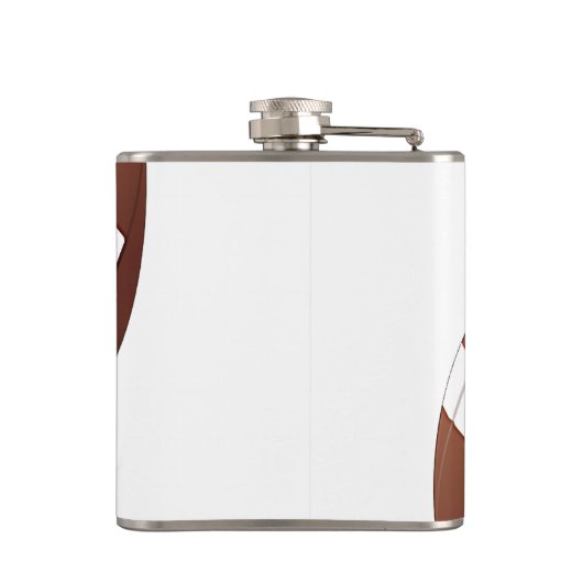 Football Ontwerpkolf Heupfles (Achterkant)