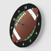 Football ontwerpwandklok grote klok (Hoek)