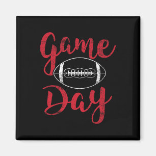Football op de dag van het spel Kute Football Top  Magneet