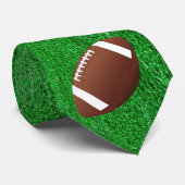 Football op Grass Print stropdas (Opgerold)