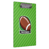 Football op groene strepen klembord (Rechts)