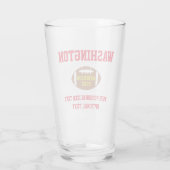 Football op maat glas (Achterkant)