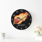 Football op maat grote klok (Huis)