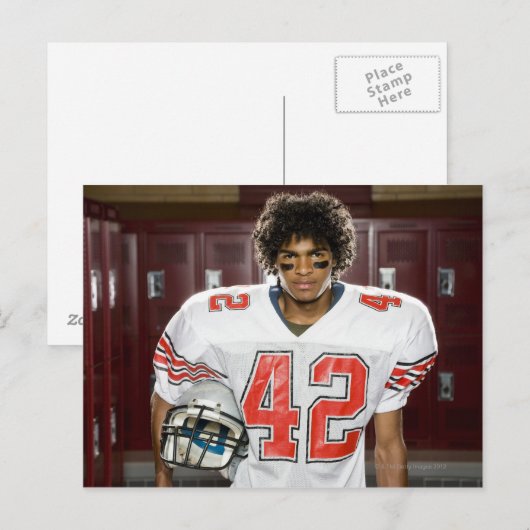 Football op school briefkaart (Voorkant / Achterkant)