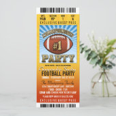 Football op zondag kaart (Staand voorkant)