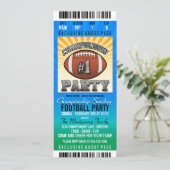 Football op zondag kaart (Staand voorkant)