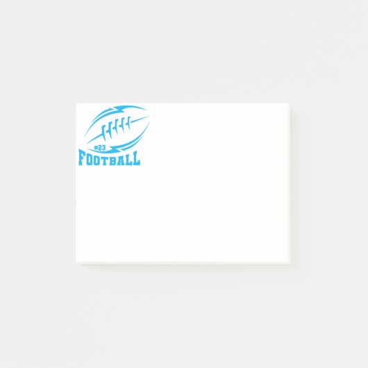 Football-opmerkingen Post-it® Notes (Voorkant)