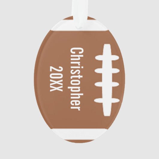 Football Ornament (achterkant)