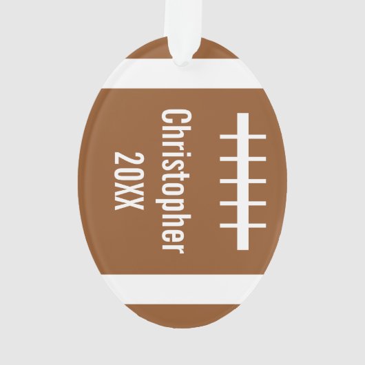 Football Ornament (achterkant)