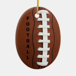 FOOTBALL ornament! Keramisch Ornament