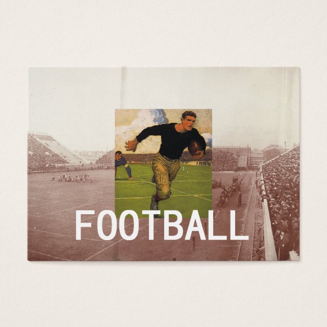 Football Oude School Visitekaartjes (Voorkant)