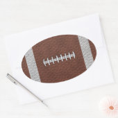 Football Ovale Sticker (Envelop)