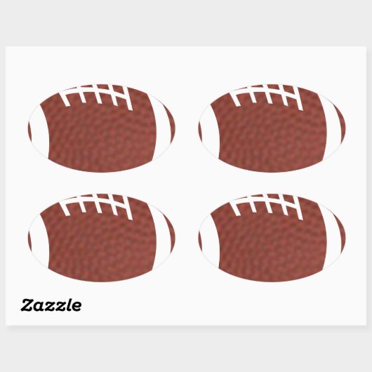 FOOTBALL OVALE STICKER (Vel)
