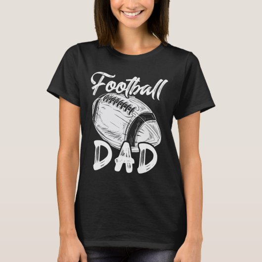 Football pa voor zijn Mannen familie die spelers F T-shirt (Voorkant)
