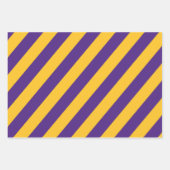 Football — Paars en geel Inpakpapier Vel (Voorkant 2)