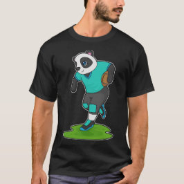 Football Panda Football player T-shirt