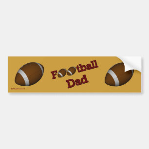Football Papa Bumpersticker