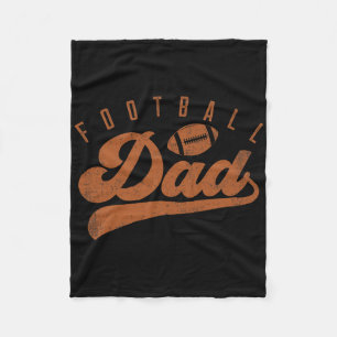 Football papa fleece deken