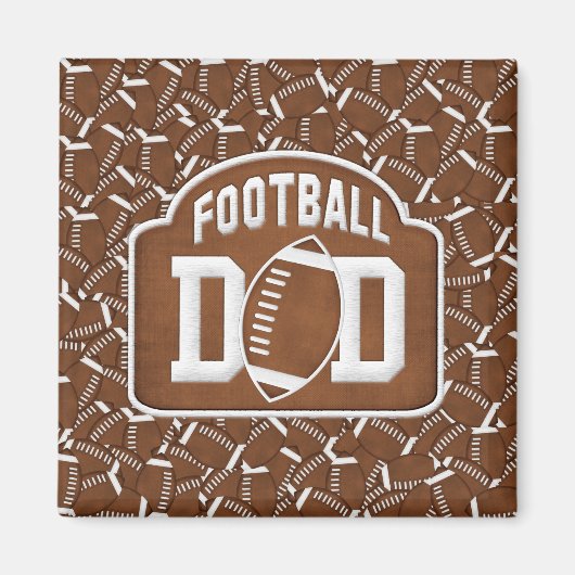Football papa magneet (Voorkant)