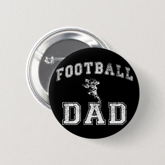 Football papa ronde button 5,7 cm (Voorkant /achterkant)