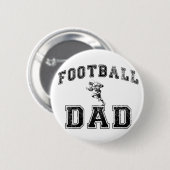 Football papa ronde button 5,7 cm (Voorkant /achterkant)