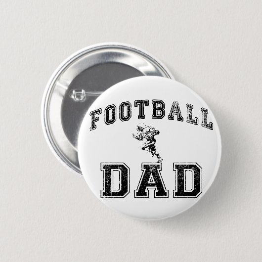 Football papa ronde button 5,7 cm (Voorkant /achterkant)