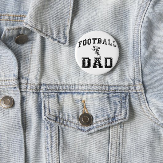Football papa ronde button 5,7 cm (In situ)