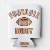 Football papa tekening en tekst blikjeskoeler (Achterkant)