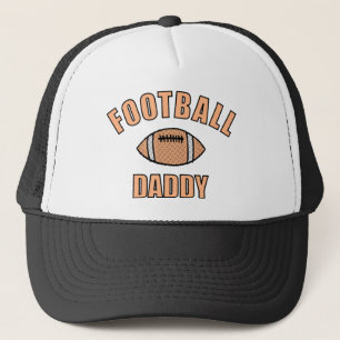 Football papa tekening en tekst trucker pet