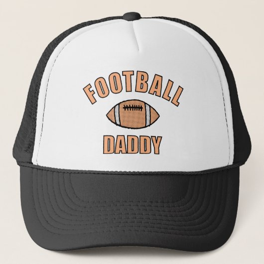 Football papa tekening en tekst trucker pet (Voorkant)