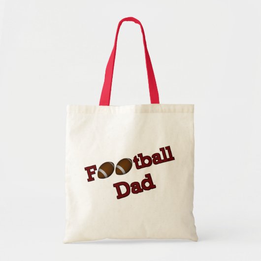Football papa tote bag (Voorkant)