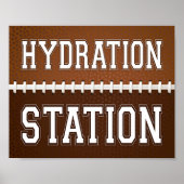 Football Partij HYDRAGE STATION Sign Print (Voorkant)