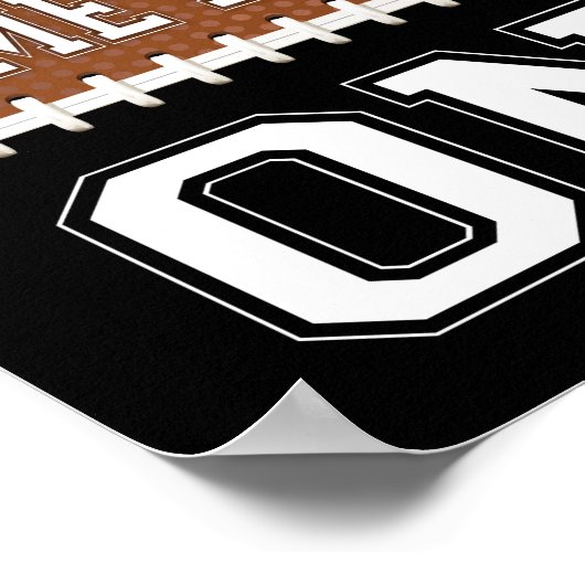 Football PARTIJ KRIJGT UW GAME GEZICHT OP Teken af Poster (Hoek)