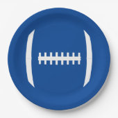 Football Partij of Banket Custom Team Kleurensport Papieren Bordje (Voorkant)