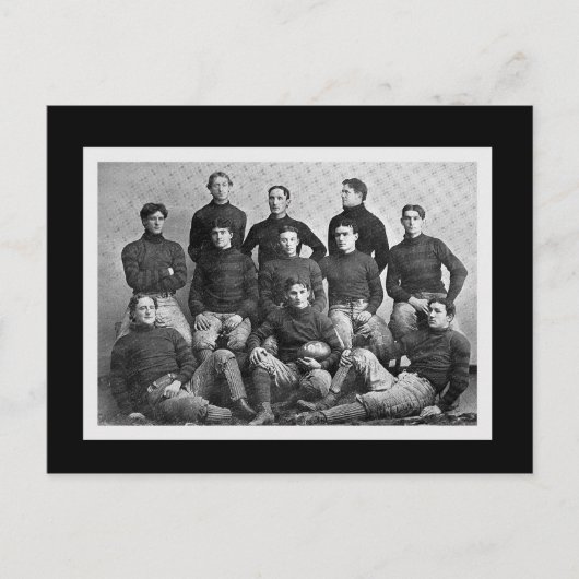 Football Partij Uitnodiging Briefkaart (Voorkant)