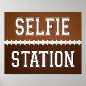 Football Partij VERZELFDE STATION Sign Print (Voorkant)