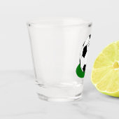 Football partij, Voetbal met naam en nummer Shot Glas (Links)