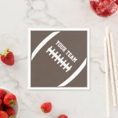 Football Party Aangepaste Team Naam of Tekst Sport Servet (Insitu)