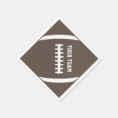 Football Party Aangepaste Team Naam of Tekst Sport Servet (Hoek)