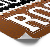 Football Party LOCKER ROOM Sign Print (Hoek)