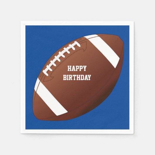 Football Party Paper Napkins Servet (Voorkant)