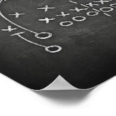 Football Party PLAYBOOK IV Sign Chalk Print (Hoek)