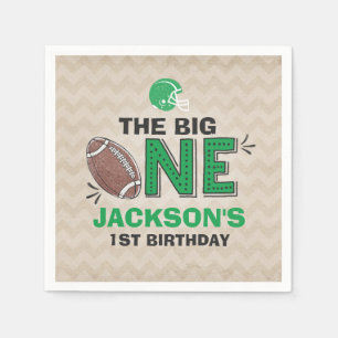 Football Party servet Football 1e verjaardag