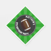 Football Party Sport Verjaardag Servet (Hoek)