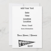 Football Party Tailgate Uitnodiging door SRF (Achterkant)