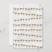 Football Party thuis of Tailgate Baby Q Shower Kaart (Achterkant)