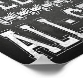 Football Party WELCOME ALL-STARS Sign Chalk Print (Hoek)