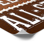 Football Party WELCOME ALL-STARS Sign Print (Hoek)