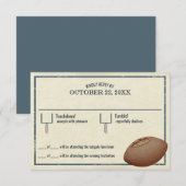  Football Pass Bar Mitswa Reply Kaart (Voorkant / Achterkant)