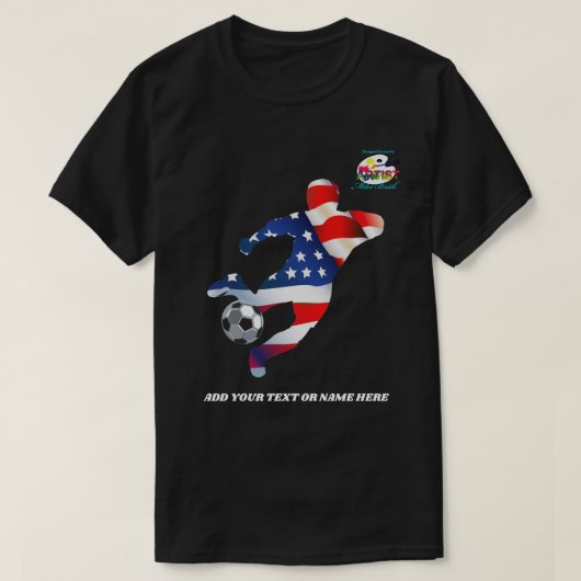 Football Patriotisme T-shirt (Design voorkant)